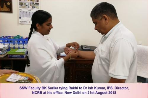 2018 08 21 NCRB Director Delhi Rakhi